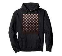 Marrón café, patrón de lunares degradado, lunares bohemios Sudadera con Capucha