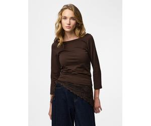 Marrón Camiseta 3/4 XL