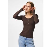 Marrón Camiseta De Manga Larga S