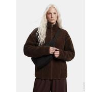 Marrón Chaqueta De Tejido De Peluche M