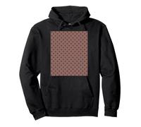 Marrón chocolate, patrón de lunares, lunares bohemios Sudadera con Capucha