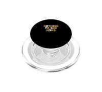 Marrón Color Nada Que Ver Aquí Gráfico Marrón PopSockets PopGrip para MagSafe