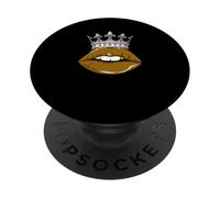 Marrón Color Royal Kiss Brown Gráfico PopSockets PopGrip Adhesivo