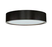 Marrón Deckenleuchte Redondo Ø37cm E27 Madera Cristal Plano Techo Salón Pasillo