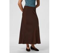 Marrón Falda Midi L