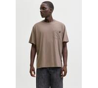 Marrón Hombres Cotton/Elastane Camiseta XS EU