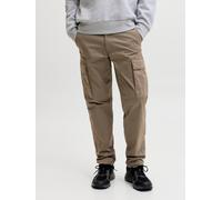 Marrón Hombres Cotton/Elastane Pantalones Cargo Corte Relaxed 29/30 EU