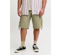 Marrón Hombres Cotton Plus Size Shorts Estilo Cargo Corte Baggy 42 EU