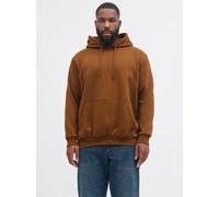 Marrón Hombres Cotton/Recycled/Polyester Plus Size Sudadera Con Capucha Liso EU5XL US3XL EU