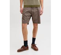 Marrón Hombres Cotton Shorts Corte Wide Leg M EU