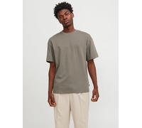 Marrón Hombres Organic/Cotton Camiseta Liso M EU