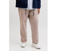 Marrón Hombres Organic/Cotton Plus Size Pantalones Corte Wide Leg 40/32 EU