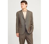Marrón Hombres Outer/Recycled/Polyester/Viscose/Polyester/Elastane/Lining/Recycled/Polyester Jprbushwick Blazers Corte Regular 48 EU