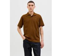 Marrón Hombres Recycled/Polyester/Cotton/Elastane Polo Logotipo XS EU