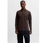 Marrón Hombres Recycled/Polyester/Organic/Cotton/Elastomultiester Cuello Polo Liso L EU