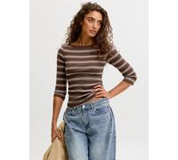 Marrón Mujeres Organic/Cotton/Elastane Jxfifi Camiseta L EU
