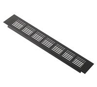 Marrón Oscuro 300x60 mm Rejilla de Aluminio para Ventilación, Rejilla de Ventilación para Zócalos Armarios de Cocinas, Viviendas, Oficinas