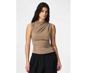 Marrón Top Sin Mangas XS