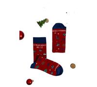 MARRON Y NEGRO - Calcetines El Mejor Regalo Eres Tú, 80% Algodón, Regalo para Navidad, Fabricados en España