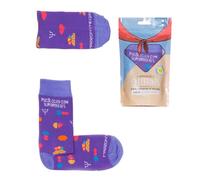 MARRON Y NEGRO - Calcetines Psicologo/a con Superpoderes - Fabricado en España - Perfecto Regalo - Divertido - Calcetines Originales - 80% algodón - Para Hombre y Mujer