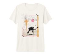 Marroquí árabe Camello Tour Hamsa Ojo del Desierto de Fátima Viaje Camiseta Premium