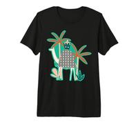 Marroquí Árabe Camello Tour Manta Patrón con Palmeras Viajes Camiseta Premium