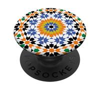 Marroquí Zellige patrón Maroc algerien Lindo árabe marroquí PopSockets PopGrip Adhesivo