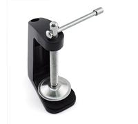 MARRTEUM Abrazadera de metal resistente para montaje en mesa, soporte de clip en forma de C para suspensión de micrófono, soporte de brazo de tijera con tornillo de posicionamiento ajustable, se