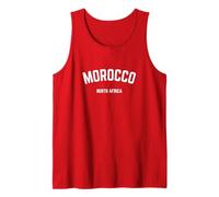 Marruecos 2026 Recuerdos marroquíes Aficionados Vacaciones Deportes Viajes Camiseta sin Mangas