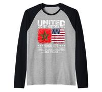 Marruecos América Amistad unida por la Historia Desde 1777 Camiseta Manga Raglan