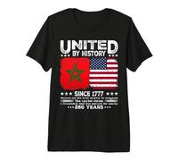 Marruecos América Amistad unida por la Historia Desde 1777 Camiseta Premium