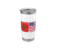 Marruecos América Amistad unida por la historia desde 1777 Vaso térmico de acero inoxidable de doble pared