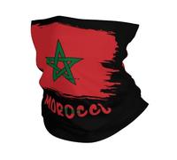 Marruecos Bandera De Los Marroquíes Hombre Mujer Calentador De Cuello Protección UV Tubular Pañuelo Elástica Braga De Cuello para Verano Ciclismo Aire Libre Yoga