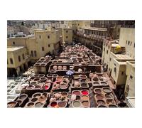 Marruecos Ciudad Vieja FES Puzzle 1000(70x50cm) piezas Juego Obra de Arte Recuerdos de Viaje