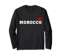 Marruecos Drapeau Maroc Marocain et fièr de l'être Maroc Manga Larga