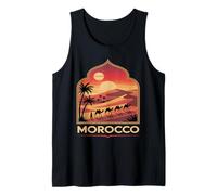 Marruecos hospitalidad confort salud arte historia fútbol aficionados Camiseta sin Mangas