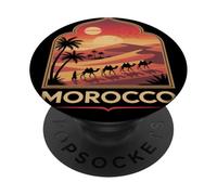 Marruecos hospitalidad confort salud arte historia fútbol aficionados PopSockets PopGrip Adhesivo