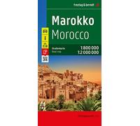 Marruecos, mapa de carreteras. Escala 1:800.000 / 1:2.000.000. Freytag & Berndt.: Wegenkaart 1:800 000 / 1:2 000 000: 175 (Auto karte)