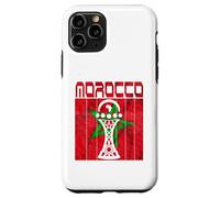 Marruecos Vintage, I Love Morocco Map Morocco Soccer 2025 Carcasa para iPhone 11 Pro