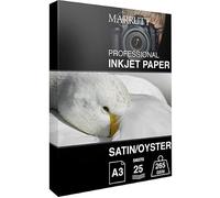 Marrutt - Papel satinado para fotos (A3, 25 hojas, 265 g/m²)