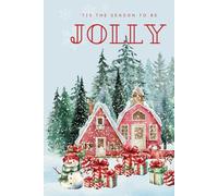 Marry Christmas Notebook: The Season To Be Jolly Journal Winter