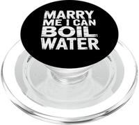 Marry Me I Can Boil Water Propuesta de Cocina Básica - PopSockets PopGrip para MagSafe