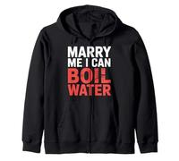 Marry Me I Can Boil Water Propuesta de Cocina Básica - Sudadera con Capucha
