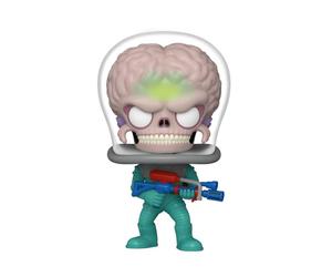 Mars Attacks Pop Movies Vinile Figura Alien Soldier Con Atomic Ray Gun 9 Cm Fun
