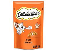 Mars Catisfactions Premios para Gatos, Sabor Pollo (Pack de 6 x 60g)
