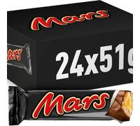 Mars Chocolatina de deliciosa crema de turrón y caramelo recubiertos del más fino Chocolate con Leche (24 x 51g)