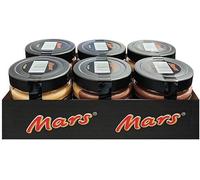 Mars Crema para untar, chocolate con leche y caramelo, paquete de 6, 200 g por tarro