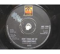 Mars Don't Wake Me Up For Christmas 7" Anchor ANC1048 EX 1976 there is 2mm drill hole in label rim