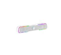 Altavoces SoundBar MSBX RGB 2.0 10W Bluetooth (Blanco) - MARS-GAMING