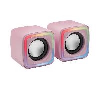 Mars Gaming Altavoces MSCubeP Premium 8W Rosa
